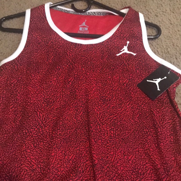 Jordan Other - AO ELE PRINT RED TANK